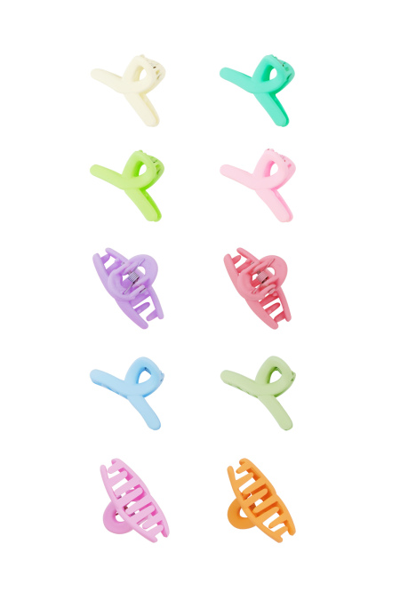 Set de pinces à cheveux boucle d'été - multi clair