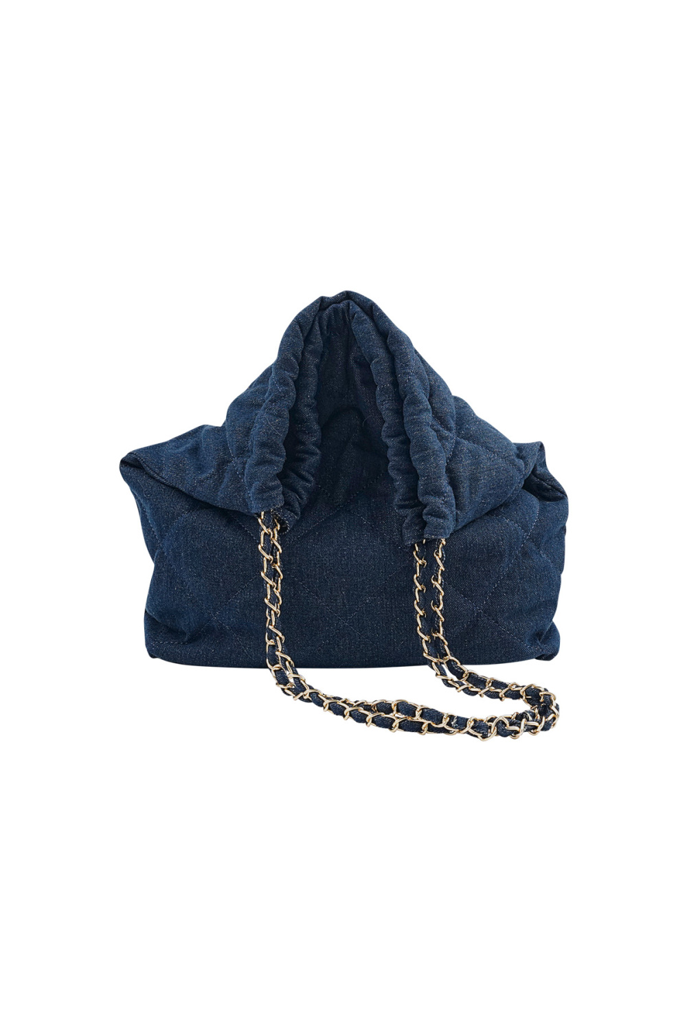 Sac En Jean Avec Motif Cousu Et Chaîne Image9