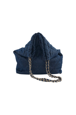 Sac En Jean Avec Motif Cousu Et Chaîne h5 Image9