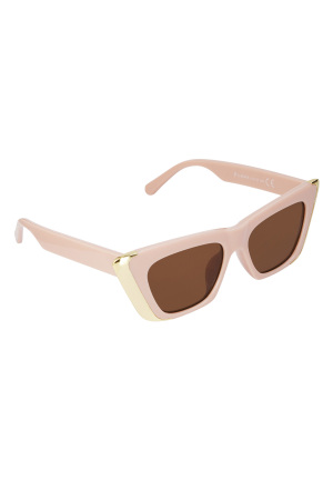 Lunettes De Soleil Sun Savvy - Couleur Or Noir h5 