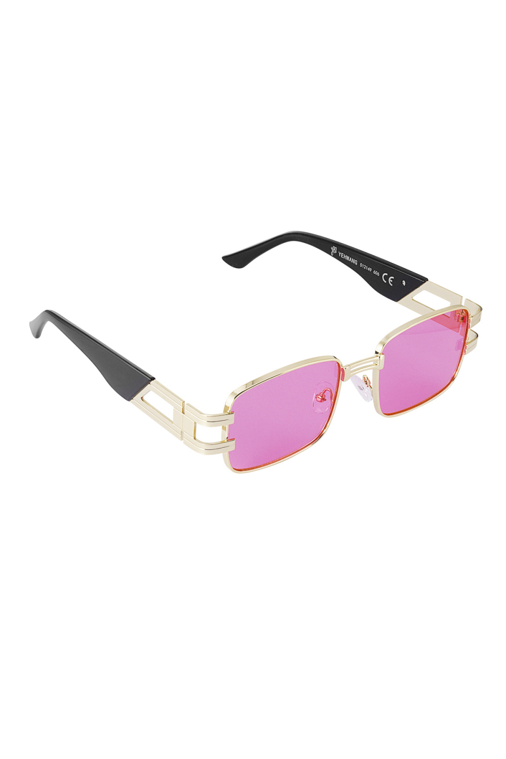 Lunettes De Soleil Simples En Métal Essentiel - Marron 