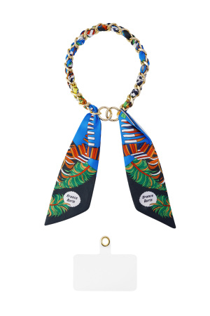 Foulard En Satin Chaîne Téléphone - Multi h5 