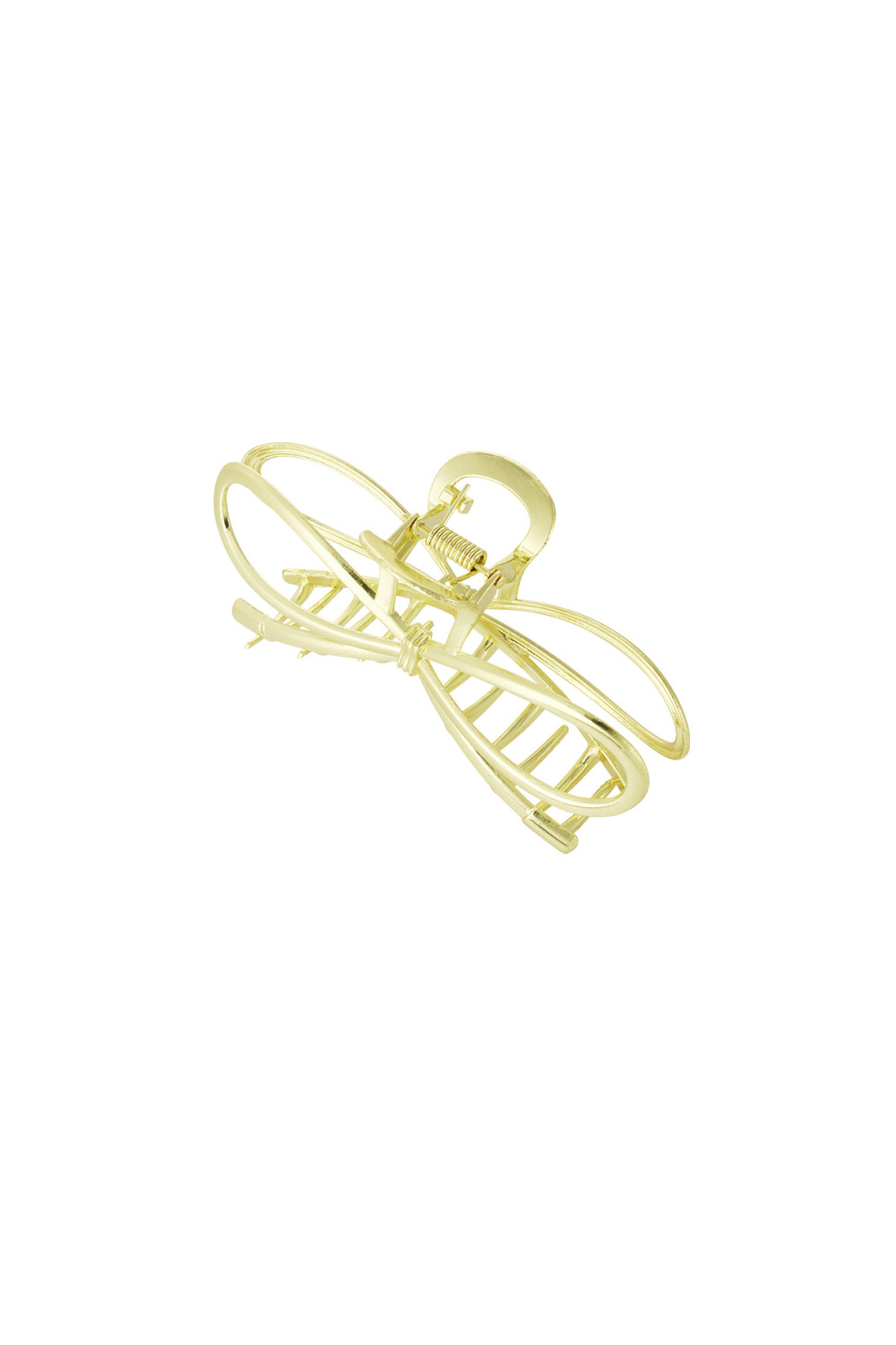 Barrette À Cheveux Noeud Bébé - Doré h5Image4