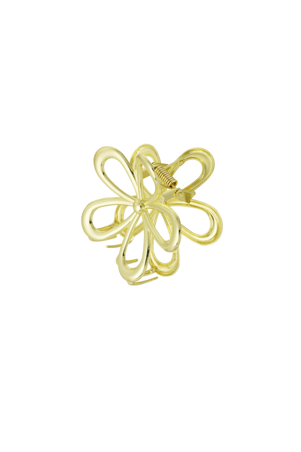 Barrette À Cheveux Flower Power - Doré Image3