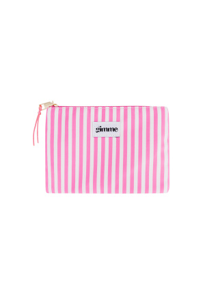 Trousse De Toilette Plate À Fines Rayures h5