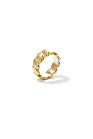 Bague Imposante En Forme De Cœur À Plusieurs Niveaux h5 