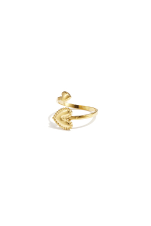 Bague Avec Cœurs Ajustables h5 