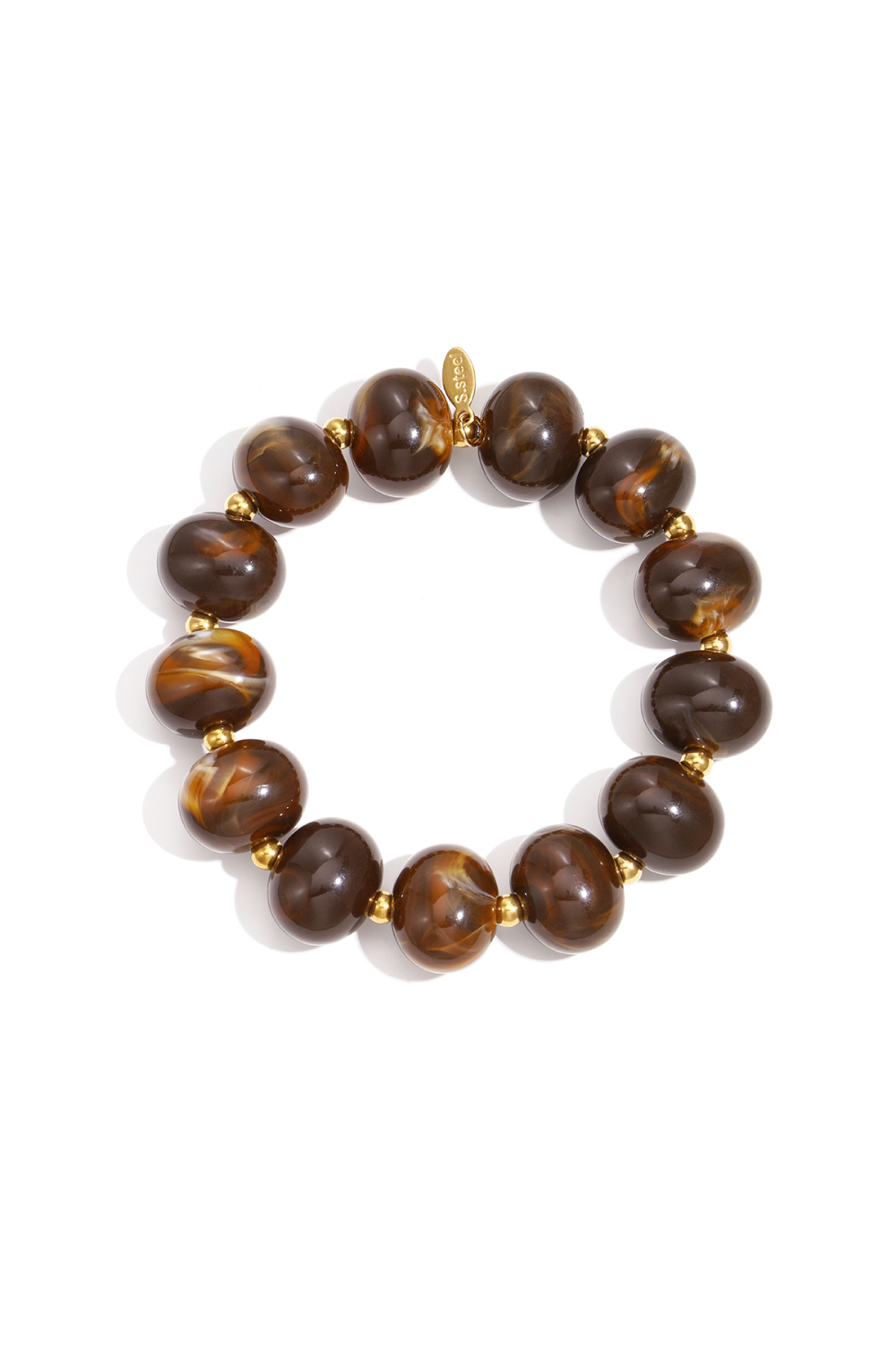 Bracelet Élastique À Grosses Perles Image4