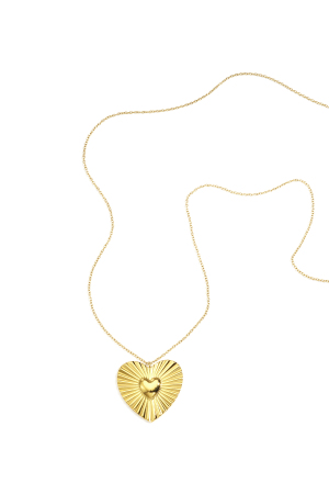 Colliers Pendentifs En Acier Inoxydable, Série Cœur, Décontracté, Quotidien, Simple, Bijoux Pour Femmes h5