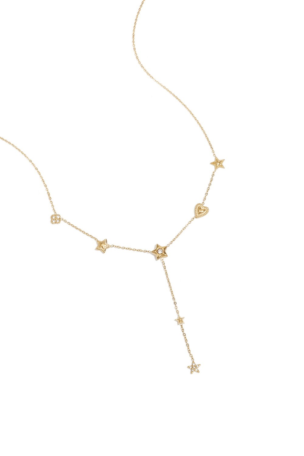 Colliers Pendentifs En Acier Inoxydable Série Star Casual Daily Simple Bijoux Pour Femmes