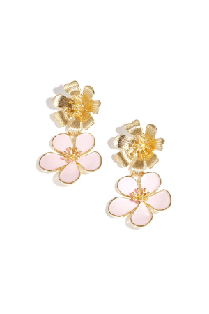 Boucles D'oreilles 2 Fois Fleur h5