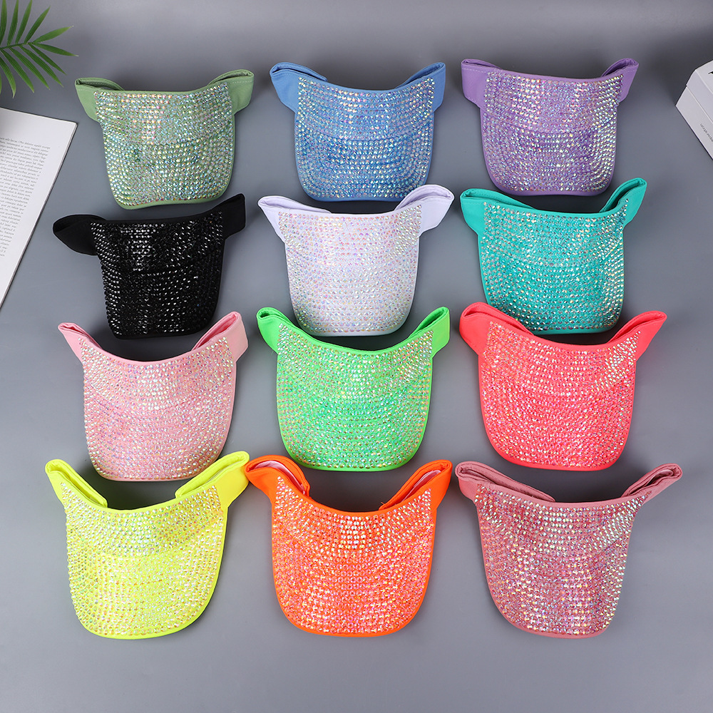 Chapeaux De Sport Orange En Tissu Uni Pour Femmes Image5