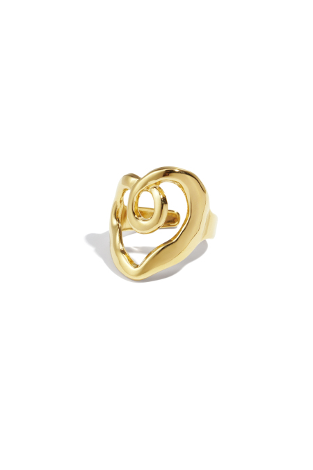 Bagues de déclaration en acier inoxydable de forme irrégulière, série décontractée, simple et quotidienne, bijoux pour femmes