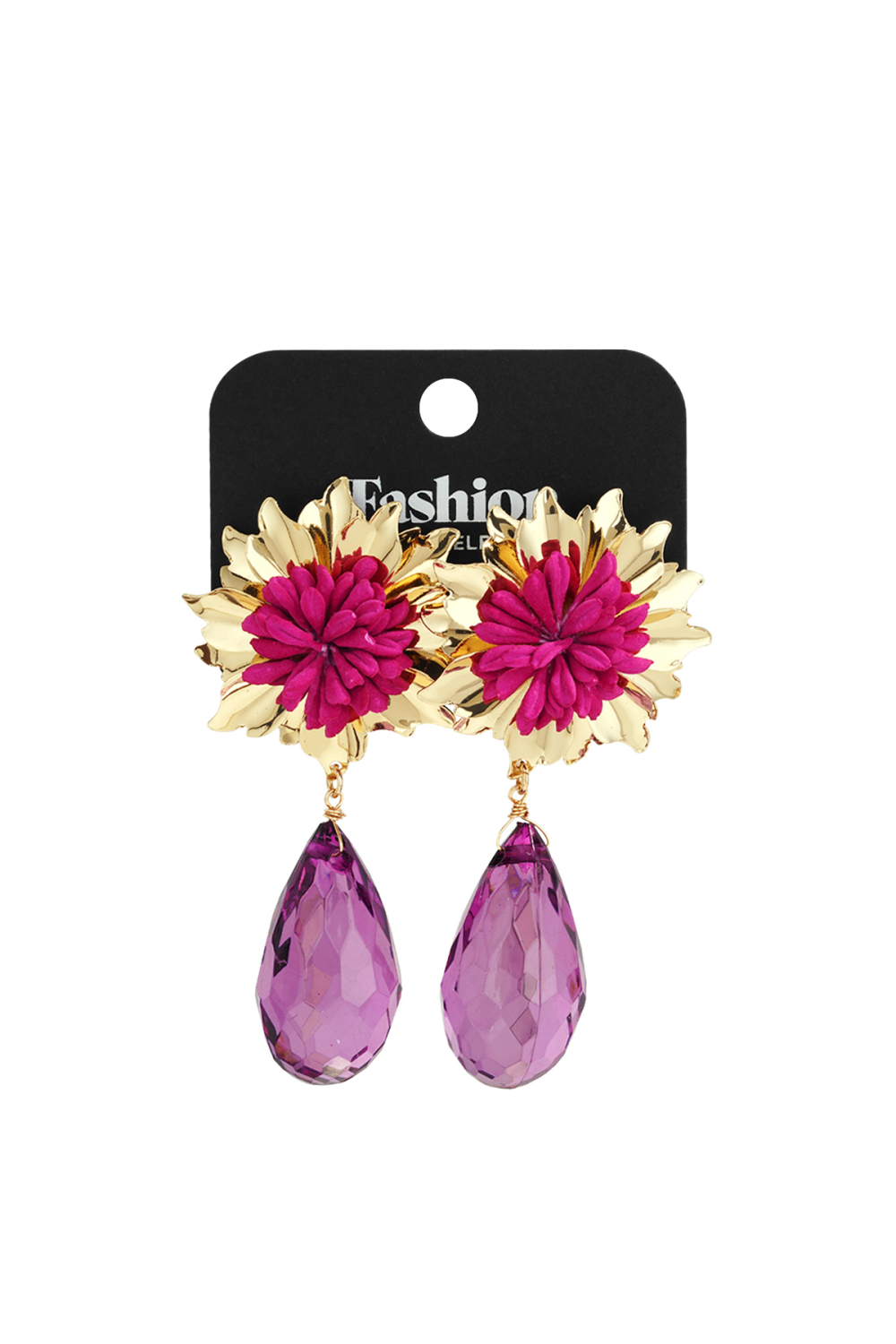 Boucles D'Oreilles Pendantes Fleur Vacances Rassemblement/Fête Série Luxueuse Bijoux Pour Femmes Image5