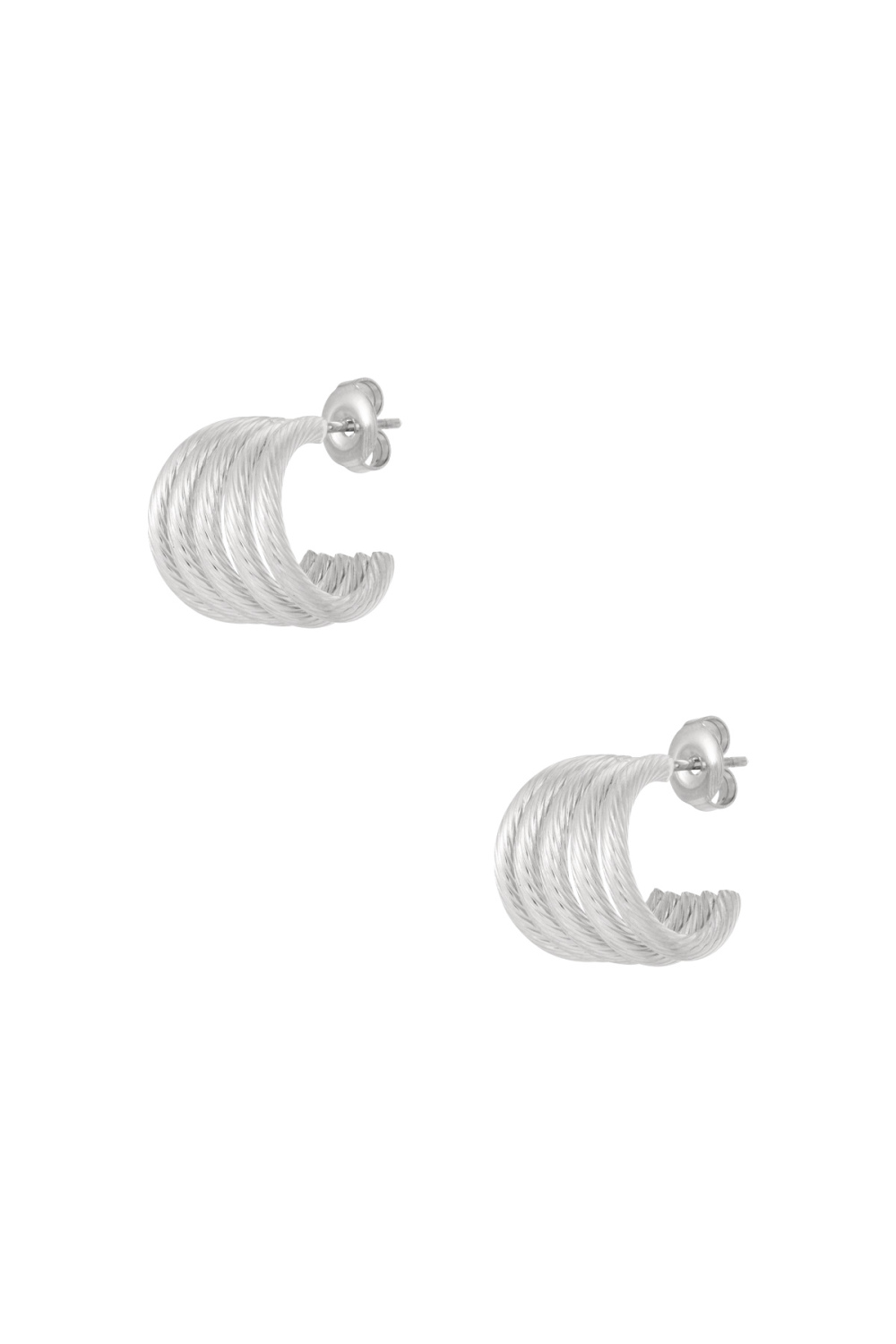 Boucles D'Oreilles À Tige En Acier Inoxydable, Style Géométrique, Décontracté, Simple, Pour Femme Image3