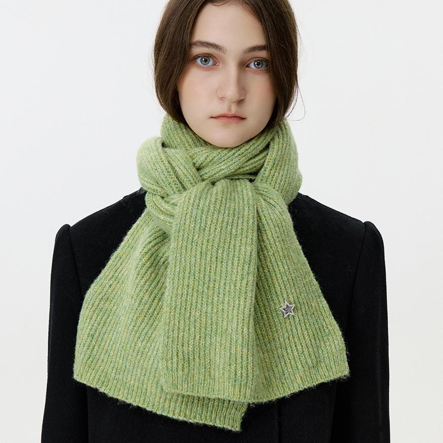 Écharpe D'Hiver Polyvalente En Laine Pour Femme, 1 Pièce Image3