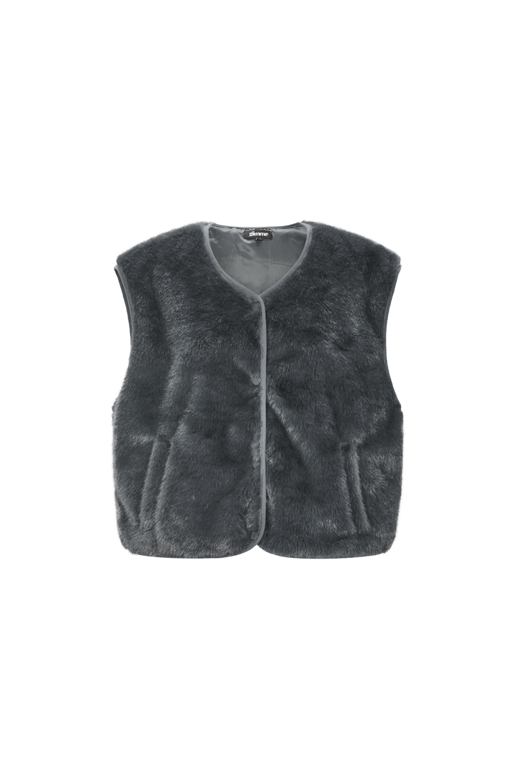 Gilet Sans Manches En Fausse Fourrure h5Image9