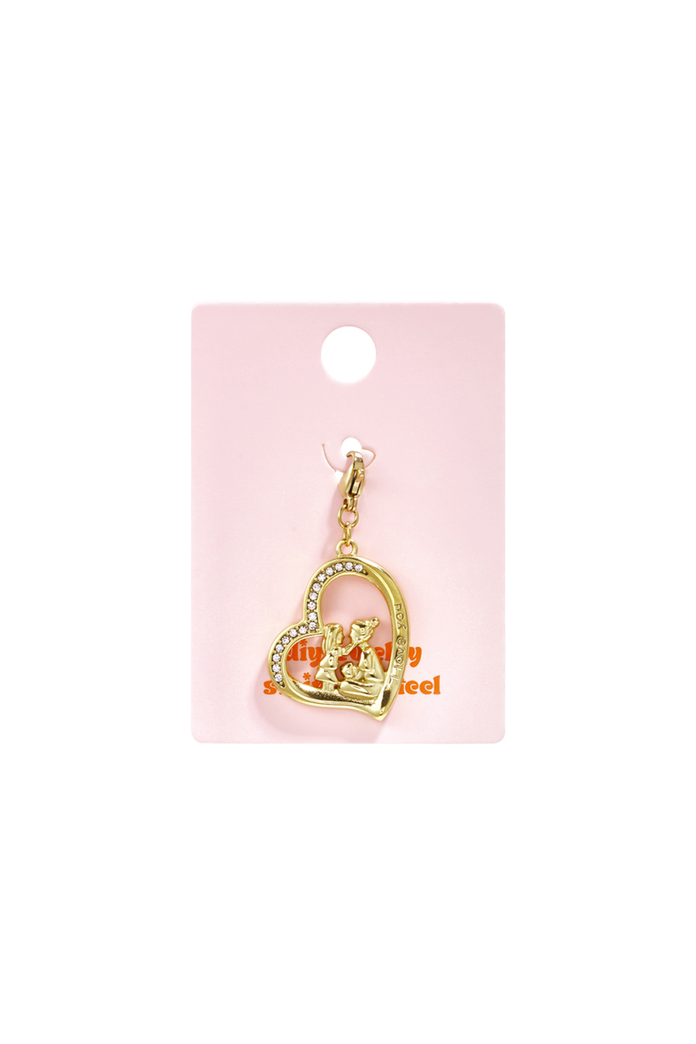 Bijoux Breloque Silhouette Mère Et Fille À Faire Soi-Même Image4