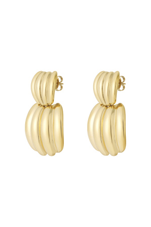 Boucles D'Oreilles À Tige En Acier Inoxydable, Style Géométrique, Décontracté, Simple, Pour Femme h5 