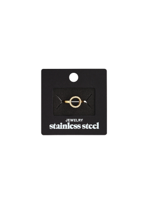 Bagues Minimalistes En Acier Inoxydable, Série Simple Et Décontractée Pour Femmes h5 Image4