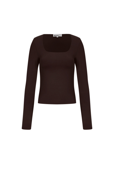 Pull en Nylon Tricoté pour Femme Manches Longues Basique Couleur Unie 2