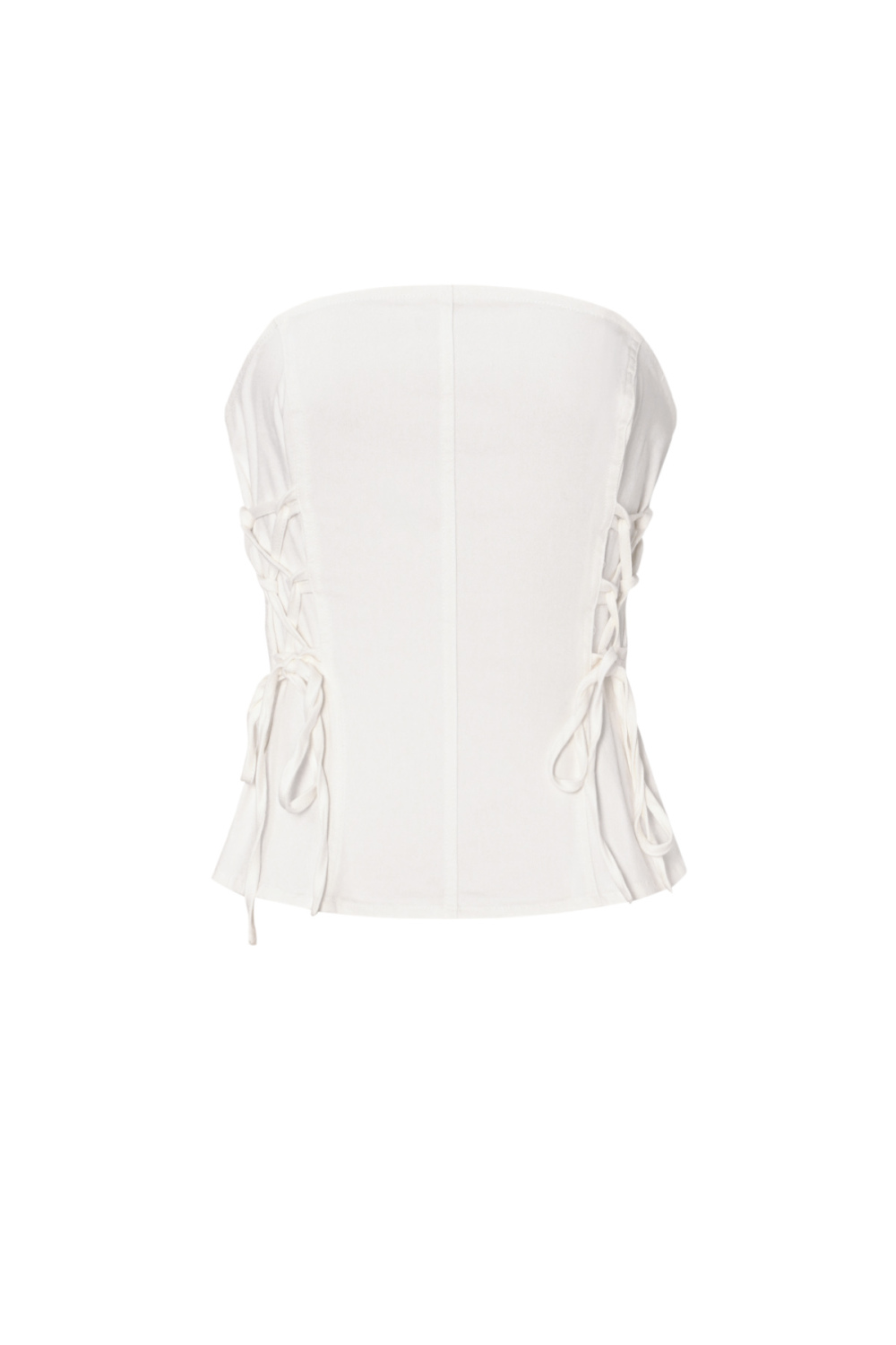 Coton Tissé Haut En Jean Femme Élégant Couleur Unie Printemps/Été 