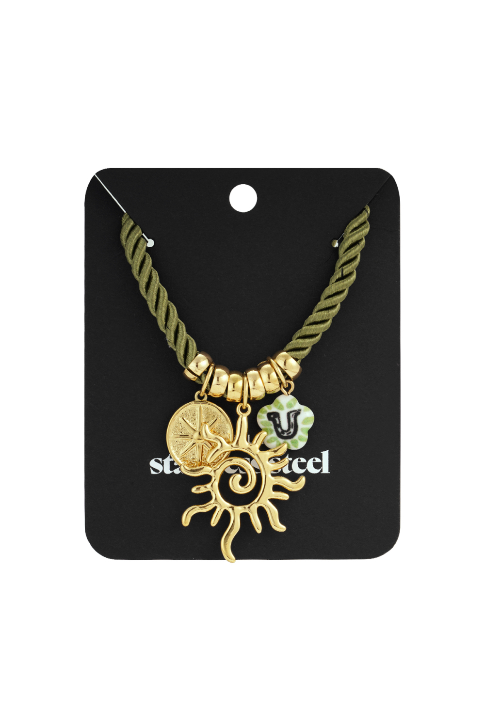 Colliers Pendentifs En Polyester Soleil Casual Daily Simple Series Bijoux Pour Femmes Image4