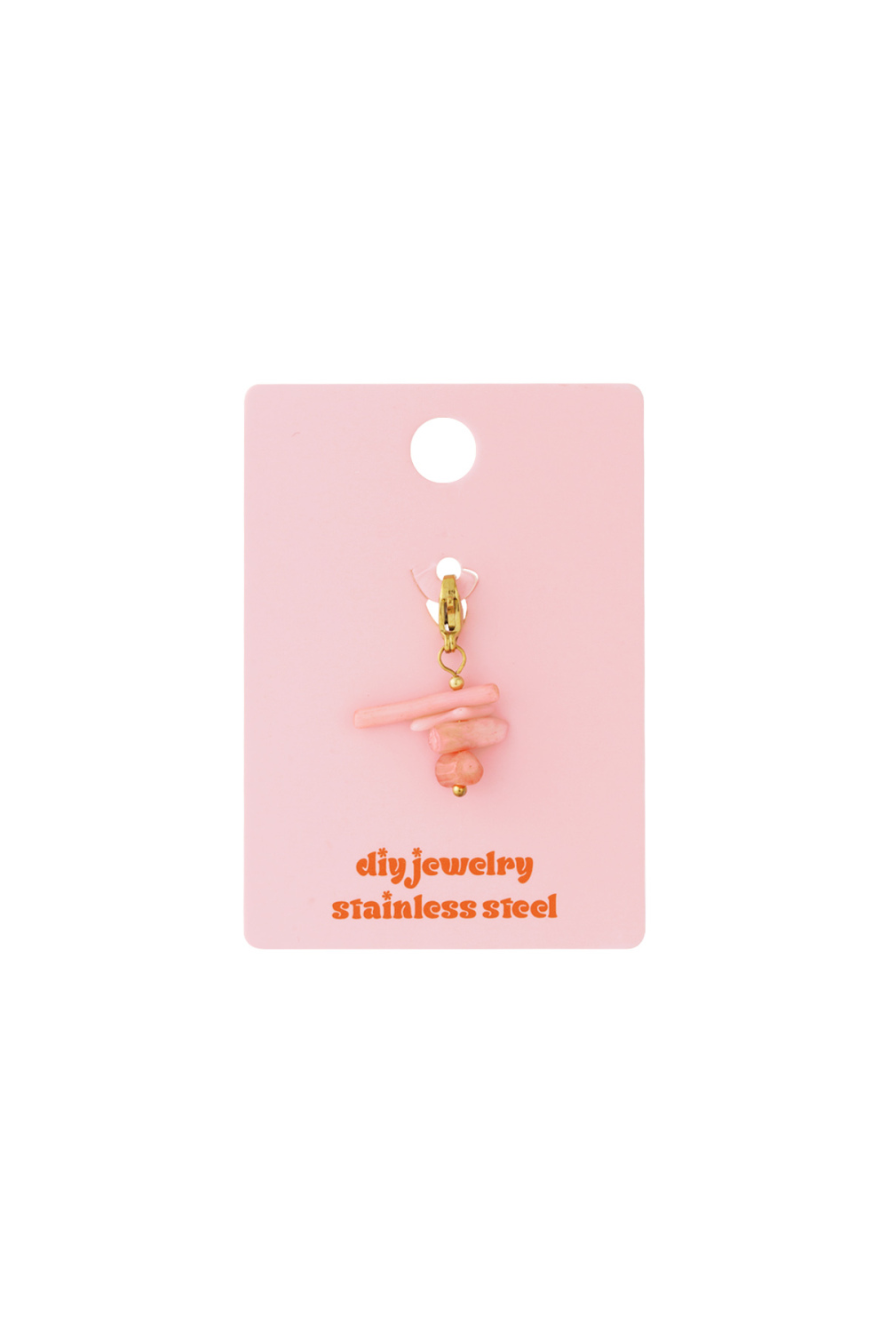 Bijoux Pink Marée Diy Charm Image4