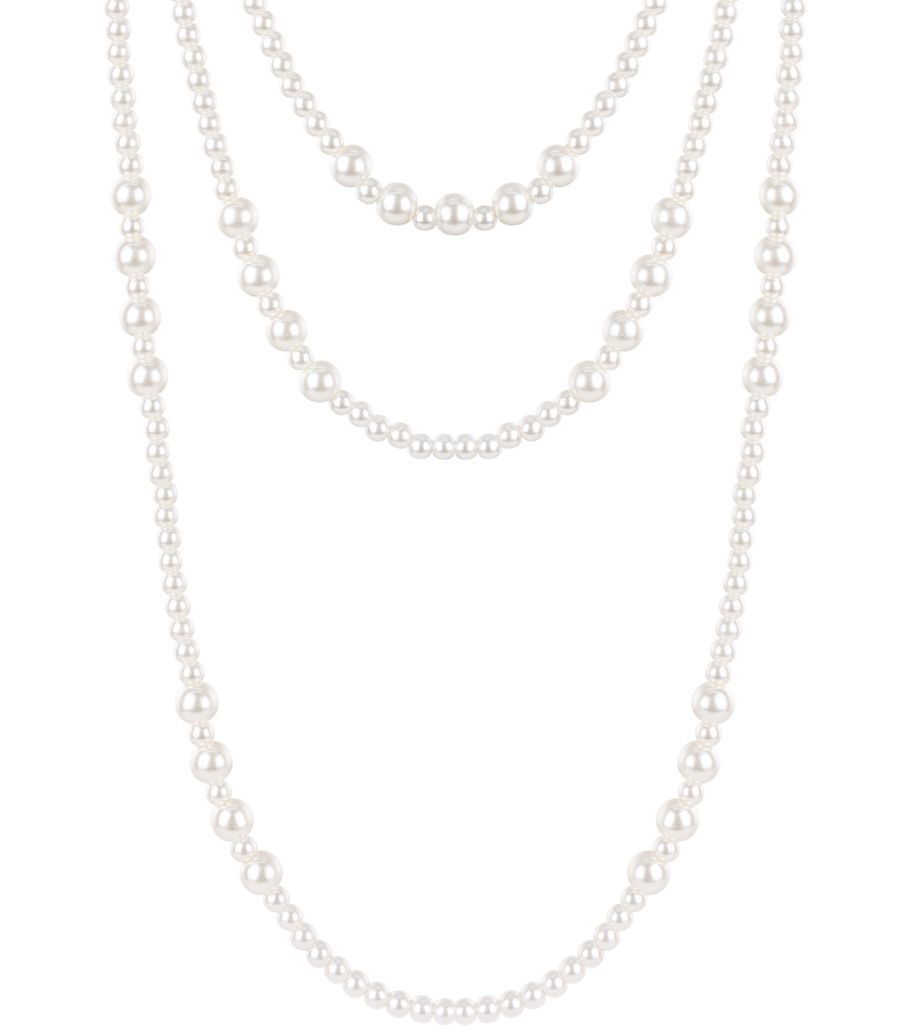 Collier Superposé De Petites Perles 