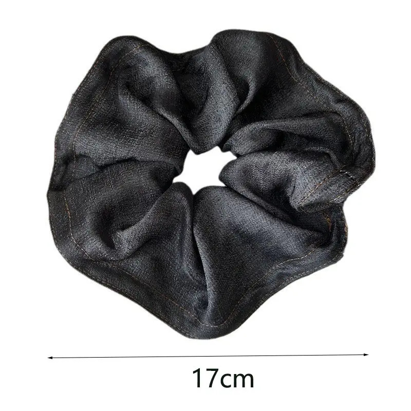 1 Chouchou Simple Et Décontracté En Tissu De Couleur Unie Pour Femme h5Image2