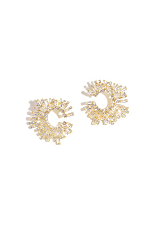Boucles D'Oreilles À Tige En Cuivre Géométriques Élégantes De Noël, Série Luxueuse, Bijoux Pour Femmes h5