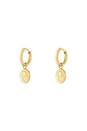 Boucles D'Oreilles Pièces De Monnaie Muse h5