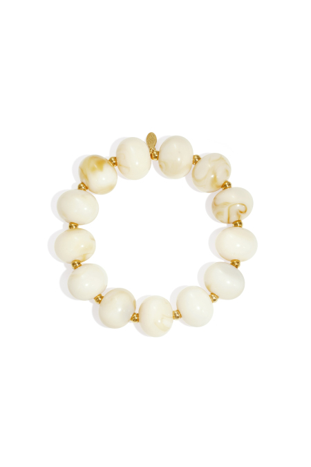 Bracelet élastique à grosses perles