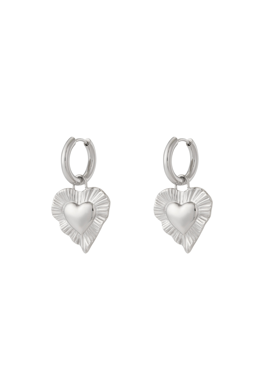 Boucles D'Oreilles Coeur Rayonnant Image3