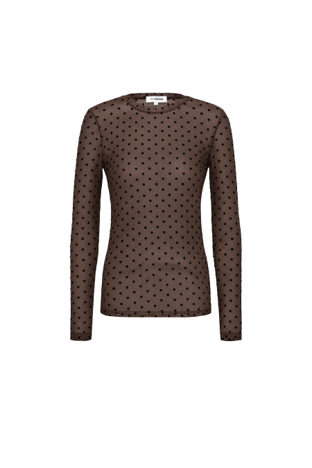Haut En Maille À Pois 2