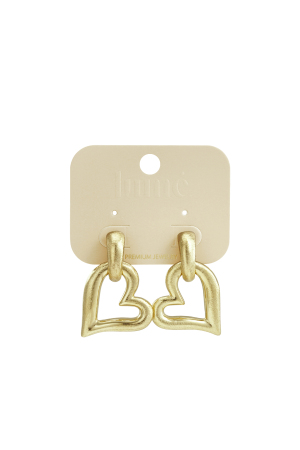 Boucles D'Oreilles Pendantes En Forme De Cœur, Série Simple Et Décontractée Pour Le Quotidien, Bijoux Pour Femmes h5 Image6