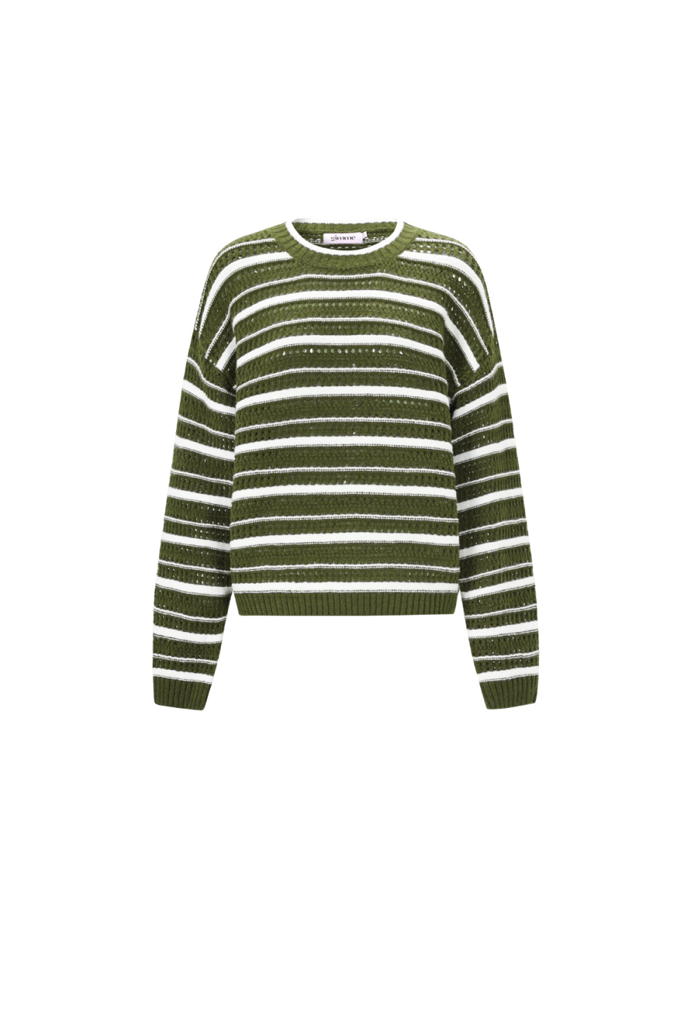Pulls Tricotés Fibre De Polyester Femmes Casual Rayures Image11