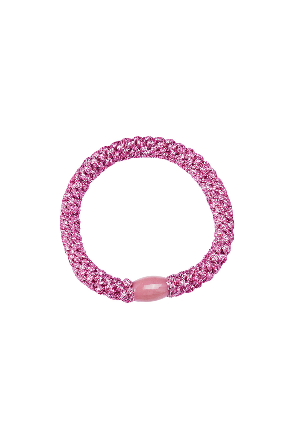 Lot De 5 Bracelets Élastiques À Cheveux Lilas Polyester Image2