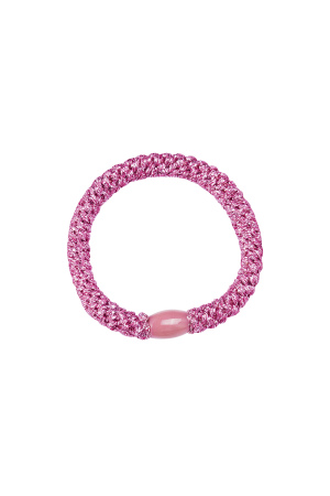 Lot De 5 Bracelets Élastiques À Cheveux Lilas Polyester h5 Image2