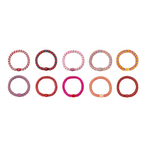 Bracelets Élastiques À Cheveux Multicouleur Polyester h5 Image2