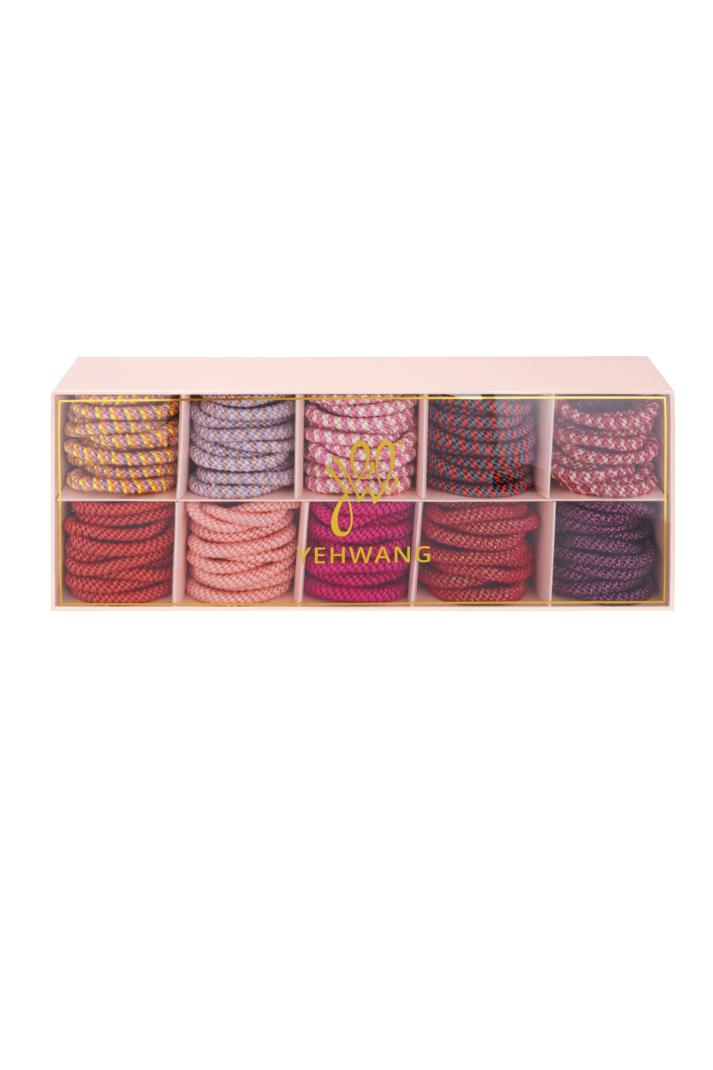 Bracelets Élastiques À Cheveux Multicouleur Polyester