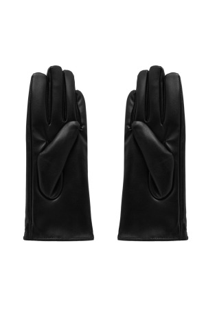 Gants Pu Avec Clous Et Fermeture Éclair h5 Image5