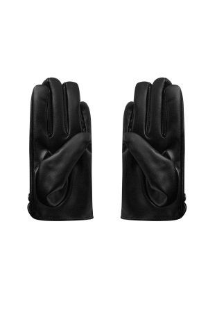 Gants Pu Avec Petite Chaîne h5 Image5