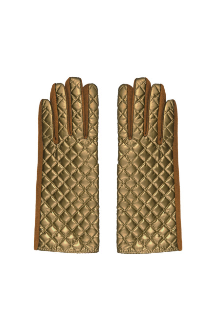 Gants À Motif Cousu