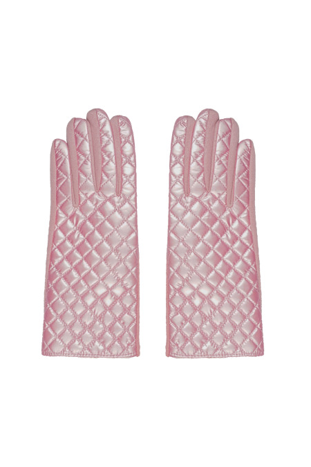 Gants à motif cousu