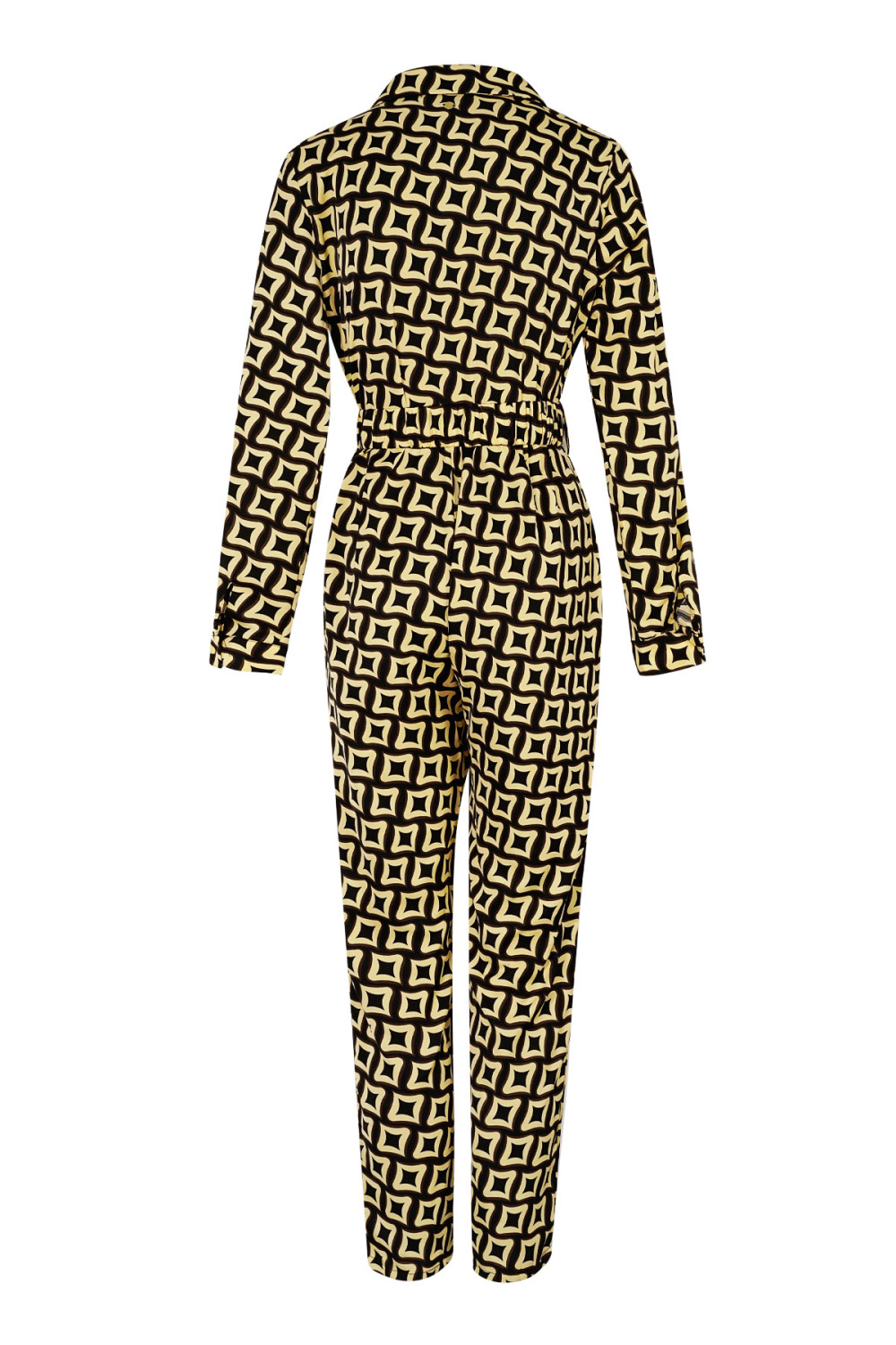 Combinaison En Polyester Pour Femme En Jean Imprimé Géométrique h5Image6