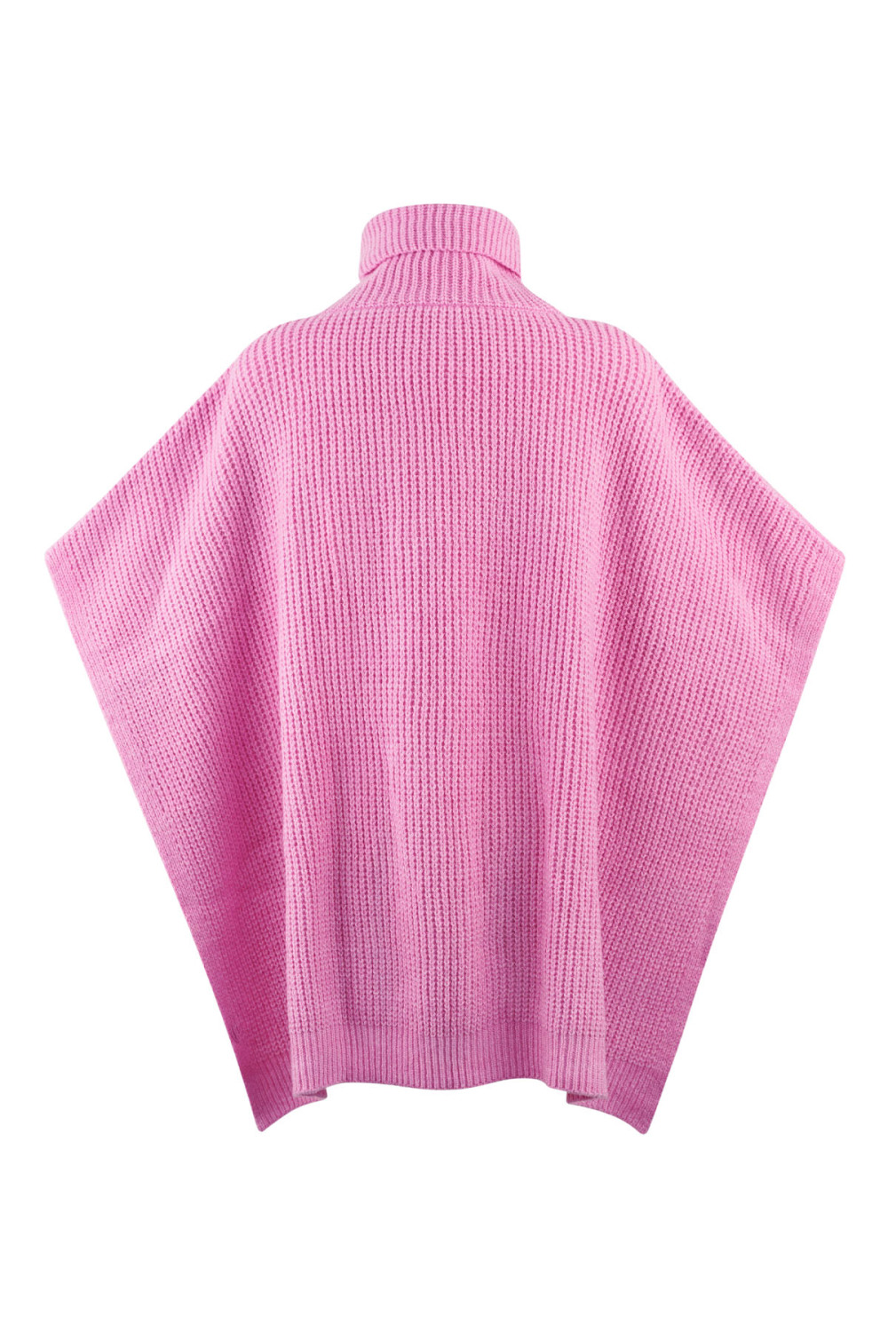 Poncho Tricoté Uni Image5