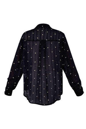 Blouse Femme En Polyester Motif Pois Respirante h5 Image9
