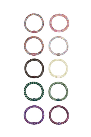 Coffret Bracelets Élastiques Cheveux Automne - Multi h5 Image2