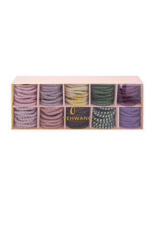 Coffret Bracelets Élastiques Cheveux Automne - Multi h5 